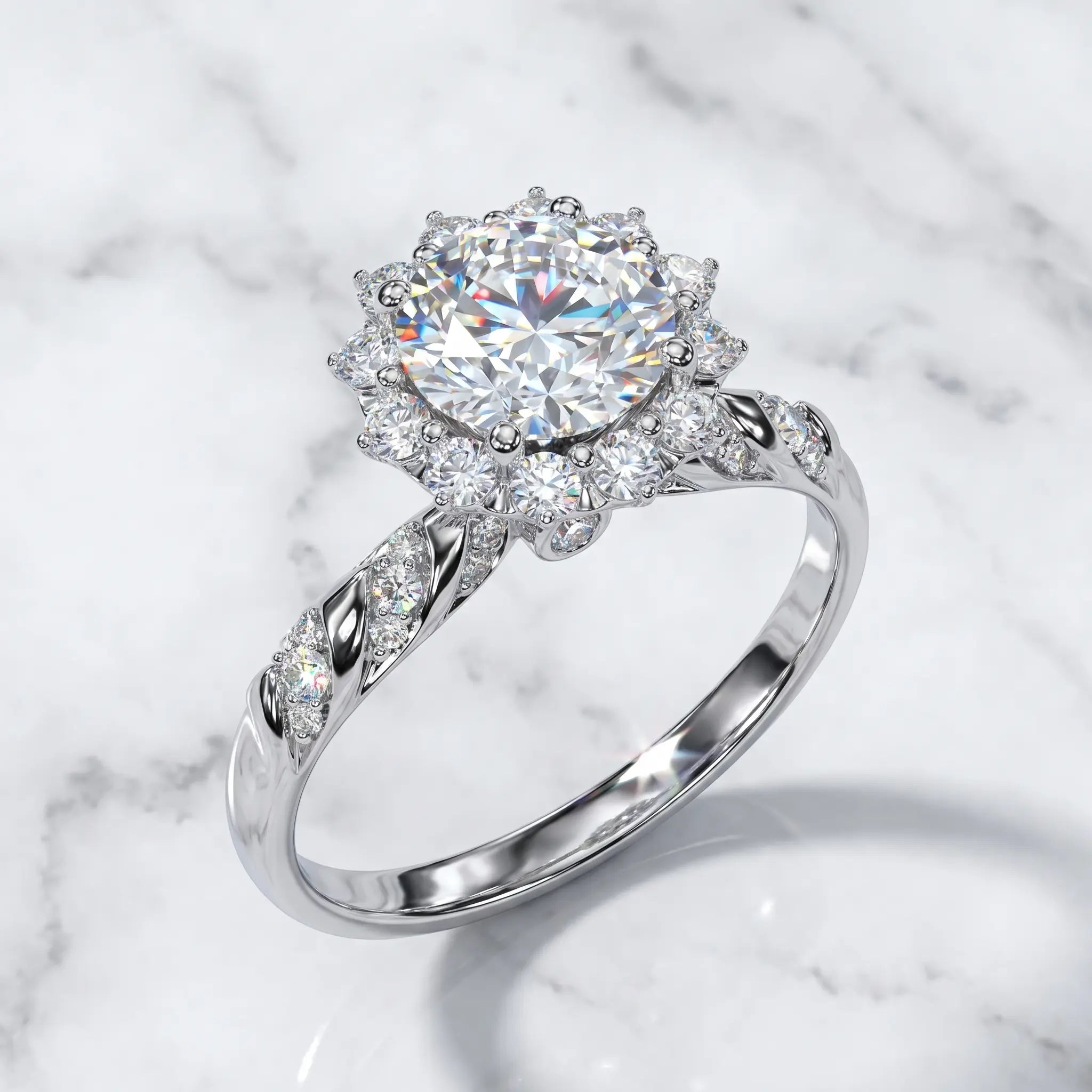 The Hand-Forged Moissanite Crown Ring | $10,000 Diamond Brilliance & Butter-Smooth Comfort Fit | 90% OFF Anniversary Event 🔥