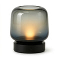 Smoked Glass Ambient Table Lamp