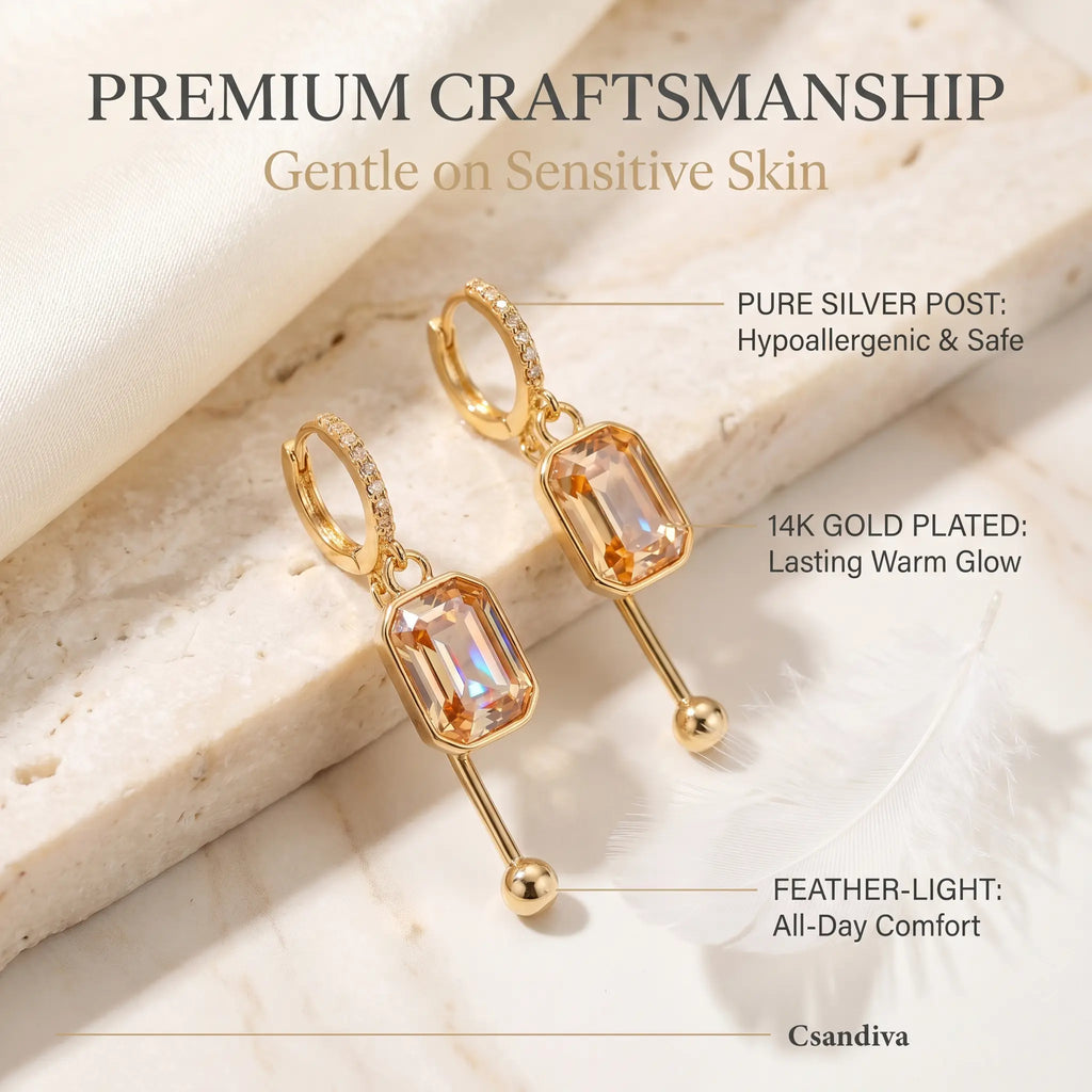 The Viral 'Zero-Weight' 14K Brilliance: Illuminate Your Complexion with Million-Dollar Radiance—Exclusively For Sensitive Ears & Guaranteed No Earlobe Sag | Last Day Sale-90% OFF🔥