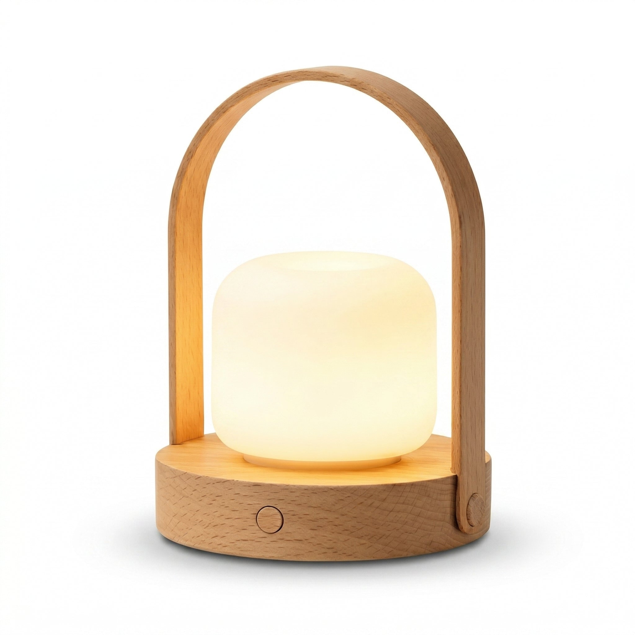 Modern Arch Wooden Table Lamp