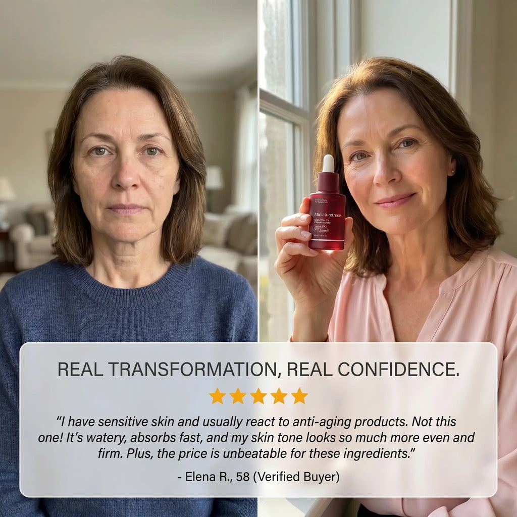 Miniaturetreee™ NAD+ Vitality Firming Serum - Visibly Smooths & Deeply Hydrates for a Radiant Glow | Last Day Claim 90% OFF🔥