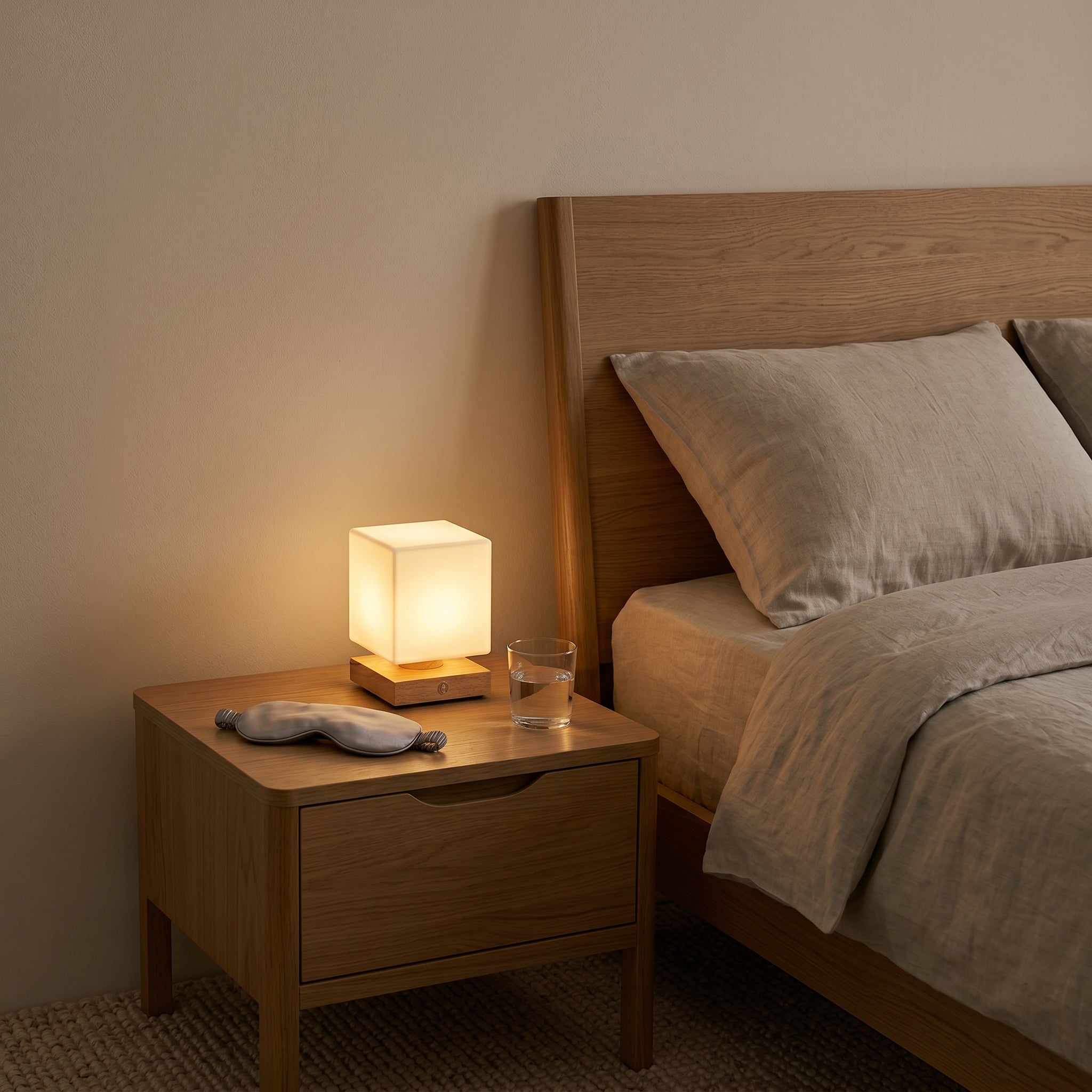 Minimalist Cube Table Lamp