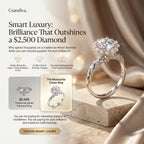 The Hand-Forged Moissanite Crown Ring | $10,000 Diamond Brilliance & Butter-Smooth Comfort Fit | 90% OFF Anniversary Event 🔥