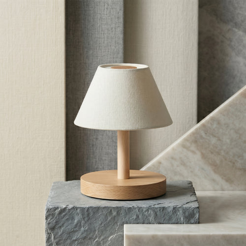 Minimalist Wooden Table Lamp