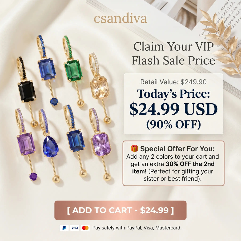 The Viral 'Zero-Weight' 14K Brilliance: Illuminate Your Complexion with Million-Dollar Radiance—Exclusively For Sensitive Ears & Guaranteed No Earlobe Sag | Last Day Sale-90% OFF🔥