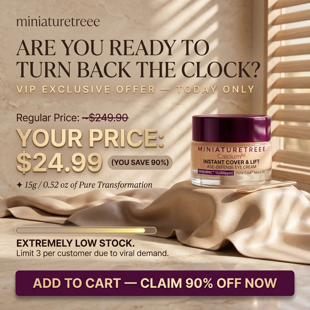 Miniaturetreee™ Calcium RX Age-Defense Eye Cream - Zero-Crease Flawless Camouflage & Long-Term Firming Radiance | Last Day Claim 90% OFF 🔥