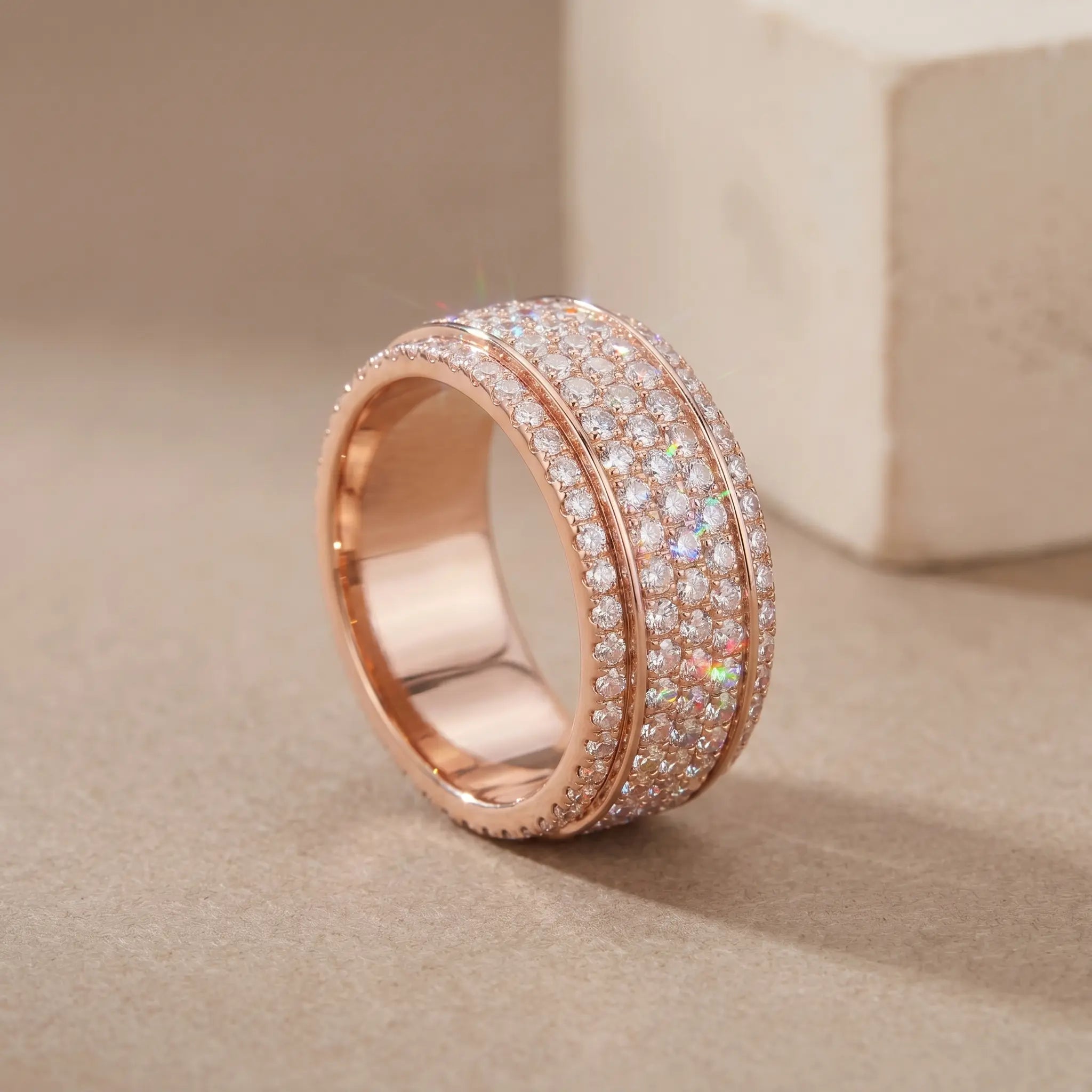The Viral 18K Artisan Mindfulness Spinner Ring | Whisper-Quiet Elegance, Zero Green Fingers & A $10,000 Look | Last Day Sale-90% OFF🔥