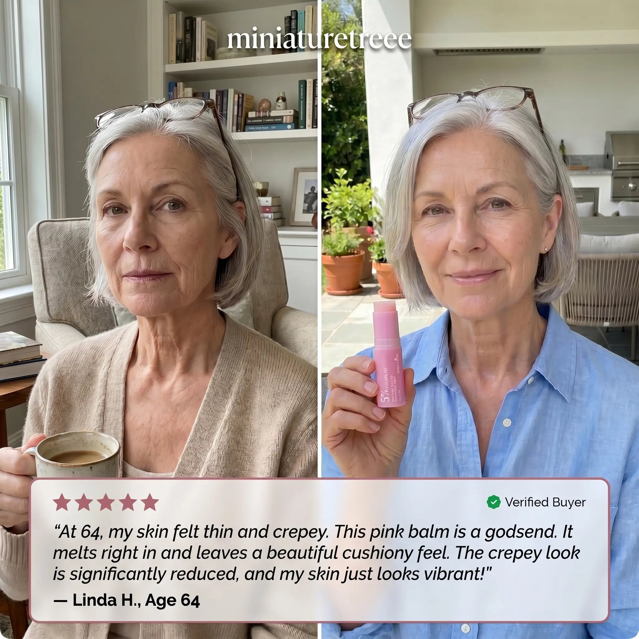 Miniature Tree™ 5% Volufiline Pink Volume Balm - Instant Needle-Free Plump & 24/7 Radiant Glow | Last Day Claim 90% OFF 🔥